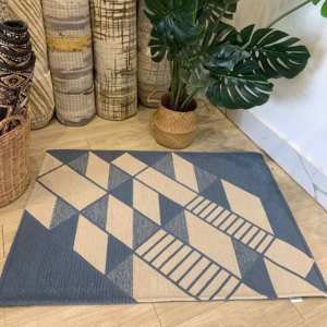 Premium Geometric Design Doormat - 1.2m x 0.8m - Suitable for Indoor and Outdoor Use